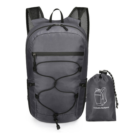 Cross-Border Outdoor Folding Backpack Waterproof Mountaineering Bag Backpack Folding Bag Outdoor Large Capacity Travel Backpack