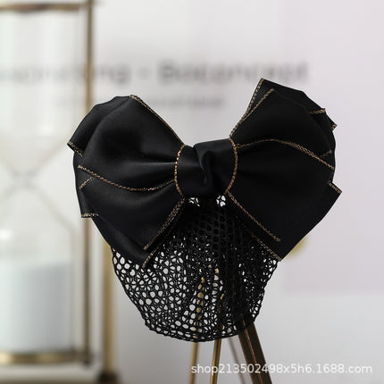 Professional Head Flower Nurse Bank Stewardess Hotel Female Staff Make Hair Coil Net Head Back Hairpin Headwear Hairpin