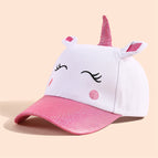 Y16 red face unicorn rose red / Cap circumference 54cm recommendation 3-10