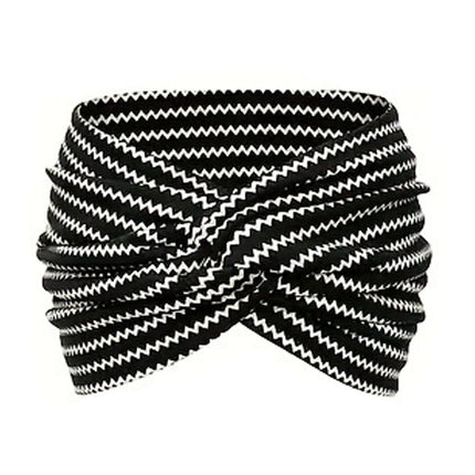 Amazon Cross-border New Ultra Wide Edge Women's Elastic Knot Cross Yoga Sports Elastic Hair Accessories Hair Band Headband