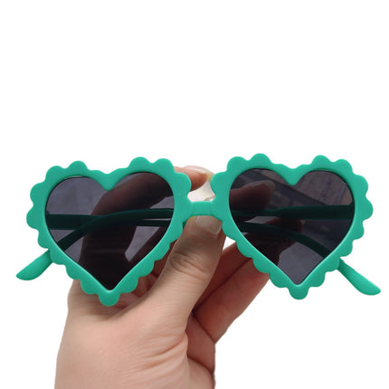 Children's Heart Sunglasses for Boys and Girls, Anti-Uv Sunglasses, Cute Girls, Peach Heart, Kidsren's Glasses Factory, Kidsren