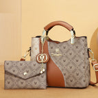 New a brown + small bag