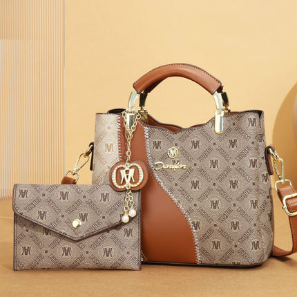 Large-Capacity Tote Bag for Women 2025 New Fashion Versatile High-End Large Bag Work Handbag Printing Cross-Border