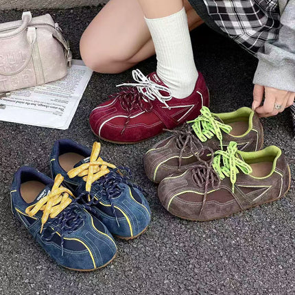 In-Stock Kapibara Genuine Leather Women's Trainers Autumn New Casual Versatile Sneakers