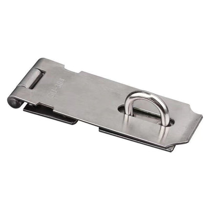 Stainless Steel Latch Lock Door Nose Wooden Door Surface-Mounted Bolt 90-Degree Right Angle Lock Plate Door Buckle Door Bolt Door Lock with Lock