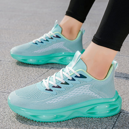 Summer Men's Shoes 2025 New Air Cushion Shock-Absorbing Soft Sole Casual Sports Running Shoes Deodorant Thin Breathable Mesh Shoes