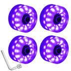 6-light purple light wheel (purple bearing) 4 pieces + wrench
