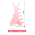 [resin] pink four-in-one massage comb 1 pack
