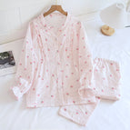 Empty stripes-floral-pink / M