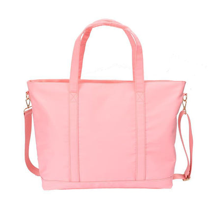 High quality women's tote bag nylon large capacity shoulder bag waterproof fabric macaron color women's bag