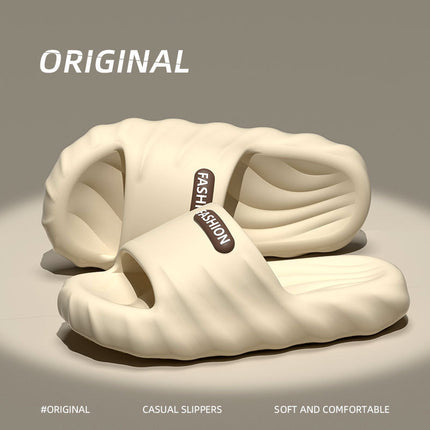 Women's Summer New Style Slippers for Couples, Thick-Soled Indoor Bathroom Anti-Slip and Odor-Resistant Slippers for Men to Wear Outside