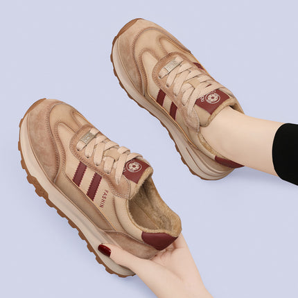 (Out-Of-Stock Items Cannot Be Replenished) Versatile Dad Sneakers Running Shoes New Autumn and Winter Models Lightweight Breathable Thick-Soled Sports Casual Shoes