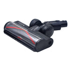 Flocked black floor brush (red roller brush with led light)