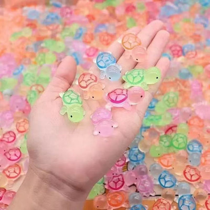 Big Mac Luminous Turtle Mini Internet Red Little Turtle Touch Toy Large All-chan Red Ornaments for Girls