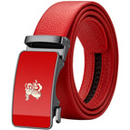 Gun buckle red face [full red belt]-counter gift box / 105cm