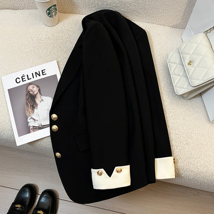 Spring and Autumn Suit Jacket Women's 2024 Spring New Korean Style Design Sense Niche Fashion Elegant Commuter Small Suit Women