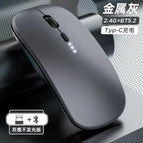 Upgraded version of power display - technology gray/bluetooth dual template [silent + rechargeable] + wireless + bluetooth 5.0