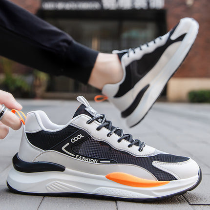22005 New Summer Student Breathable Men's Shoes Trendyy Mesh Versatile Sports Shoes Running Lightweight Deodorant Shoes