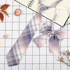 JK027 blue purple (tie collar flower)