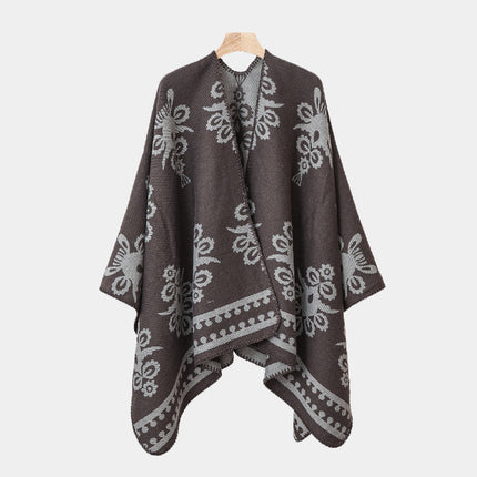 Ethnic Style Shawl Cape for Women, Suitable for Outdoor Wear, Yunnan Lijiang Xinjiang Xizang Travel Photography, Stylish Scarf for Women