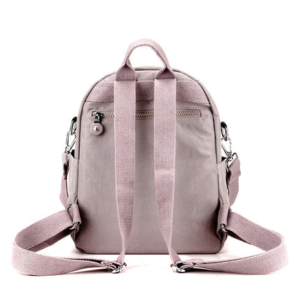 Lightweight waterproof nylon cloth bag large capacity student schoolbag fashion women's backpack trendy shopping travel bag