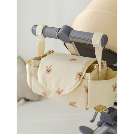 New Children's Stroller Hanging Bag Cartoon Bear Mommy Bag Diaper Bag Bottle Storage Bag Multi-Function