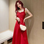 Red dress / M