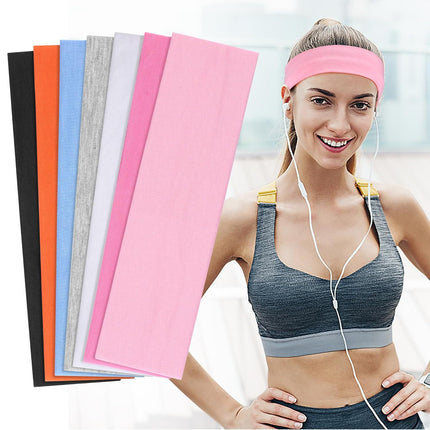Cross-border Yoga Sports Headband Running Fitness Hair Band Elastic Non-slip Headband Women's Face Wash Hair Band Sweat-absorbent Hair Band