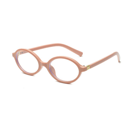 Flat Mirror Small Frame Retro Korean Plain Glasses Frame for Women Zhang Yuanying Same Style Glasses Frame Nerd Myopia Oval