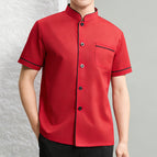 Red with black edges [short sleeves] / XL/175