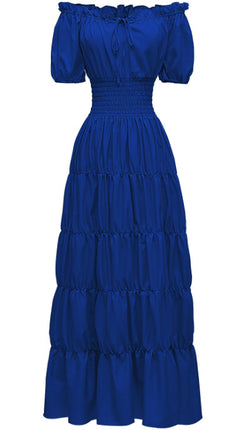 Spring 2025 Medieval Literary Retro dress Stage Dress Cocktail Party Evening Dress