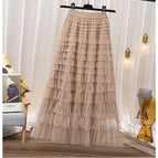 Light khaki / M (skirt length 85cm)
