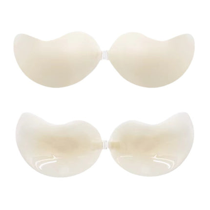 Silicone Chest Stickers Small Chest Large Sling Women's Wedding Dress Invisible Bra Flat Chest Gathering Upper Bracing Thin Breast Stickers Wholesale