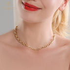 058 real gold necklace