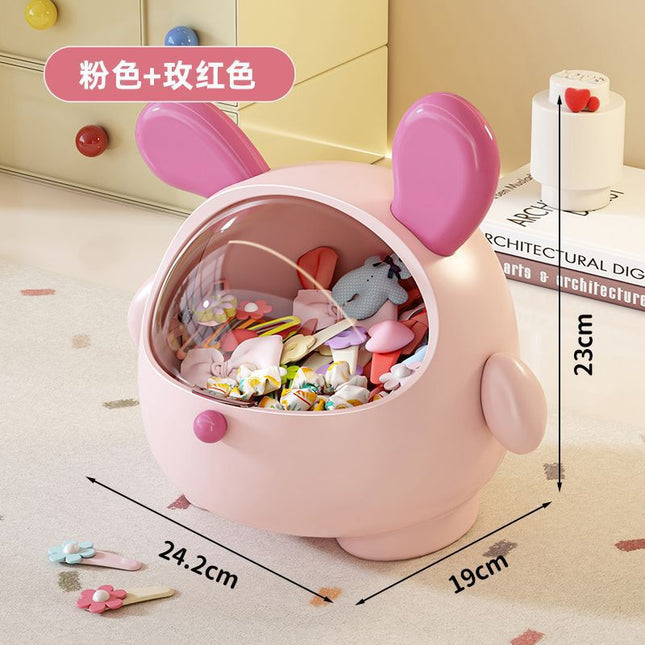 Creative Dundun Dog Hair Accessories Storage Box Desktop Storage Large Capacity Children's Girls Hair Band Headband Jewelry Storage Box