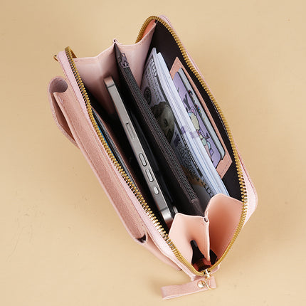 Factory wholesale small shoulder messenger bag Korean women's mobile phone bag multi-function large capacity coin purse mini bag