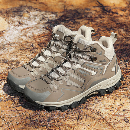 Foreign Trade Multi-Color 2025 New Casual High-Top Outdoor Shoes Hiking Shoes Men and Women Same Style Hiking Shoes Couples Casual Shoes