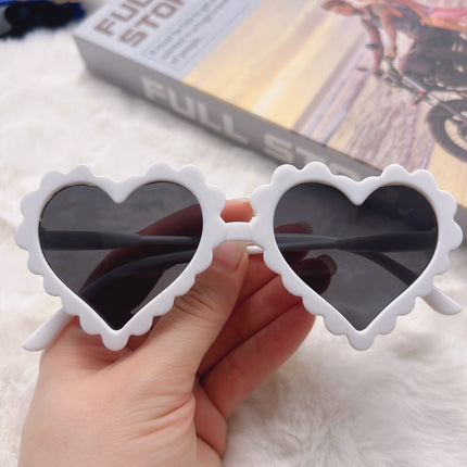 Children's Heart Sunglasses for Boys and Girls, Anti-Uv Sunglasses, Cute Girls, Peach Heart, Kidsren's Glasses Factory, Kidsren