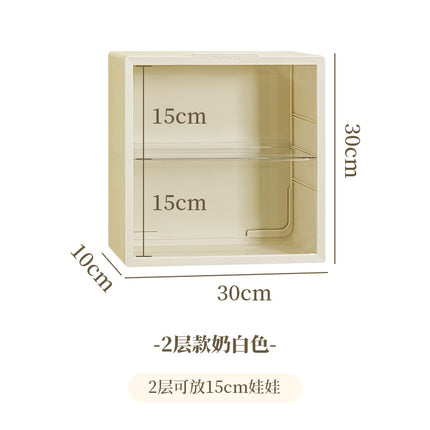 Labubu Display Box Wall-Mounted Labubu Blind Box Storage Box Hand-Made Doll Display Shelf Without Punching