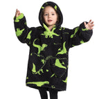 Two-color dinosaur winter clothing-children / One size fits all, length 60cm