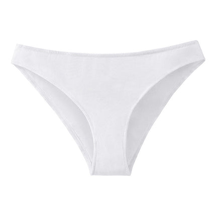Women's Cotton Underwear Low Waist Japanese plus size Half Hip Comfortable Skin-Friendly Breathable Girl's Briefs Breathable Cotton Crotch