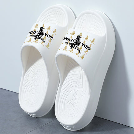 2025 New Men's Slippers, Men's Outdoor Wear-Resistant Summer Outdoor Wear Indoor Dormitory Thick-Soled Big Boys' Sandals