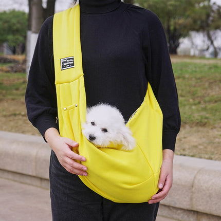 Portable Breathable Cat Carrier Bag for Outings, Pet Travel Backpack, Single-Shoulder Crossbody Bag, Large Capacity Cat Bag