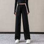 Ice silk pants black / S (refer to bust size waist size when choosing size)