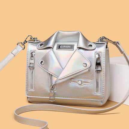 Cross-Border Personalized Clothing Bags for Women 2025 New European and American Fashion Rivet Bags Single Shoulder Crossbody Small Square Bag Trendy