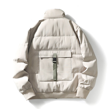 Winter new tooling stand collar down jacket men's M-5XL white duck down one-piece delivery