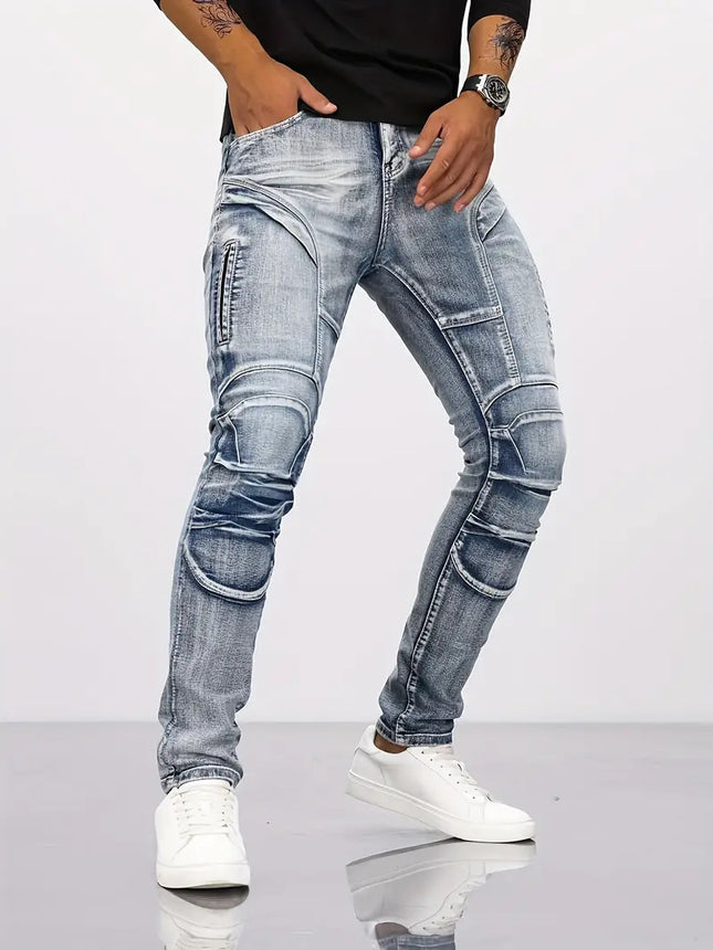 Foreign Trade Carefully Selects Good Goods, Motorcycle Jeans for Men, Stretch Cycling Pants, Kevlar Tear-Resistant Motorcycle Jeans