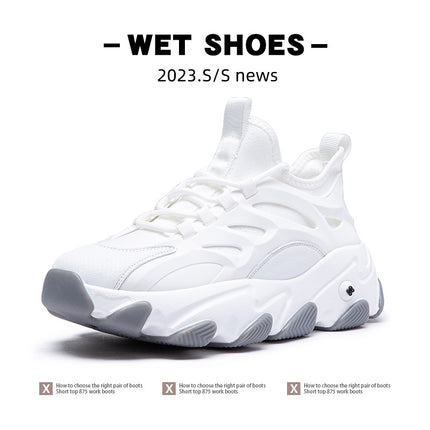 Lion Eagle Dell Torre Shoes Men's Shoes Breathable 45 Thick Bottom Black Plus Size 46 Joker 47 Casual Shoes 48 sneaker