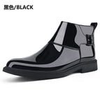 ZY-0922 black smooth shoes / 37