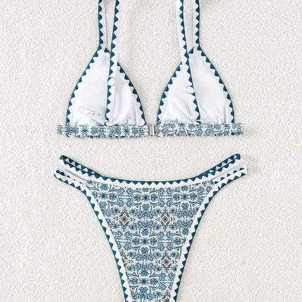 Yiyou Bikini 2025 New Foreign Trade Cross-Border Bikini Swimsuit Printed Split Women's Swimsuit Swimsuit